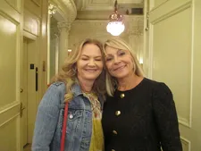 Sharon Maguire with Helen Fielding: "But also, it comes from a tradition of Jane Austen and there's a big element of wish fulfillment."